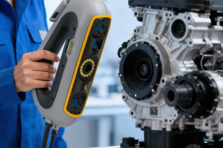 3d scanner close up